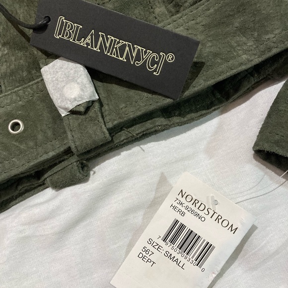 Blank nyc suede leather motorcycle jacket! Size small, NWT! $188.00! - Picture 7 of 8